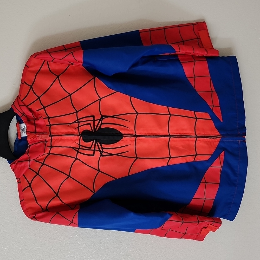Boys Marvel Spider Man Waterproof Windbreaker